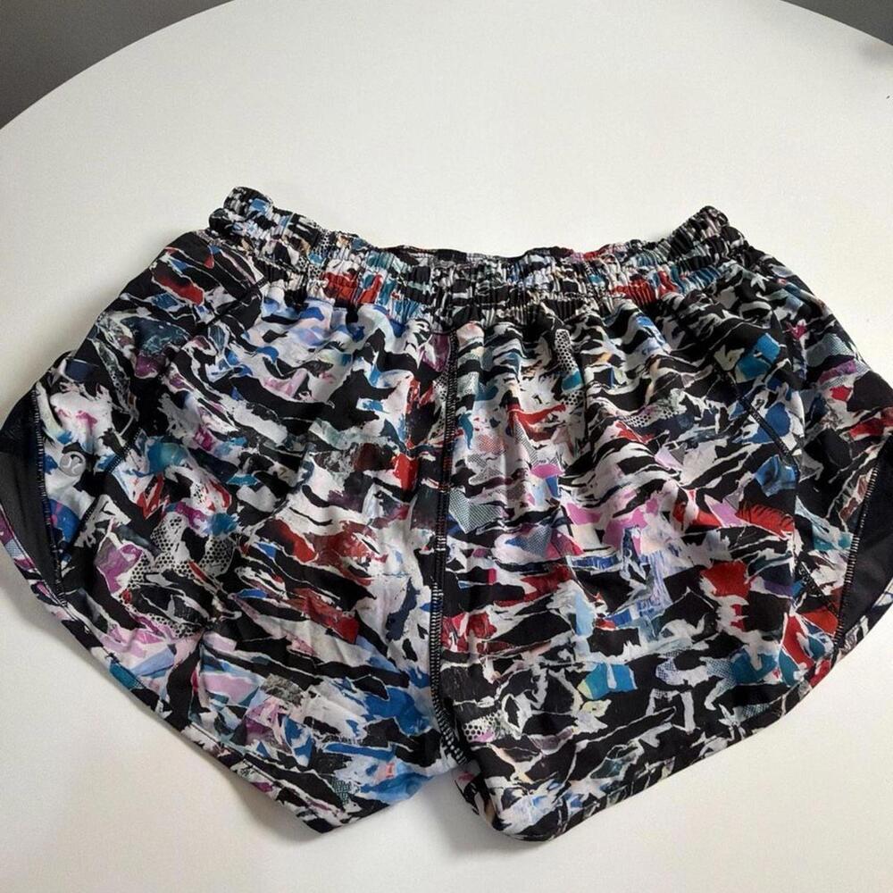 Abstract Pattern Athletic Running Shorts - image 8